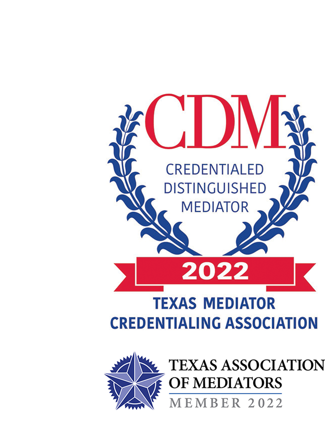 CAM Credentialed Advanced Mediator 2020 - Texas Mediator